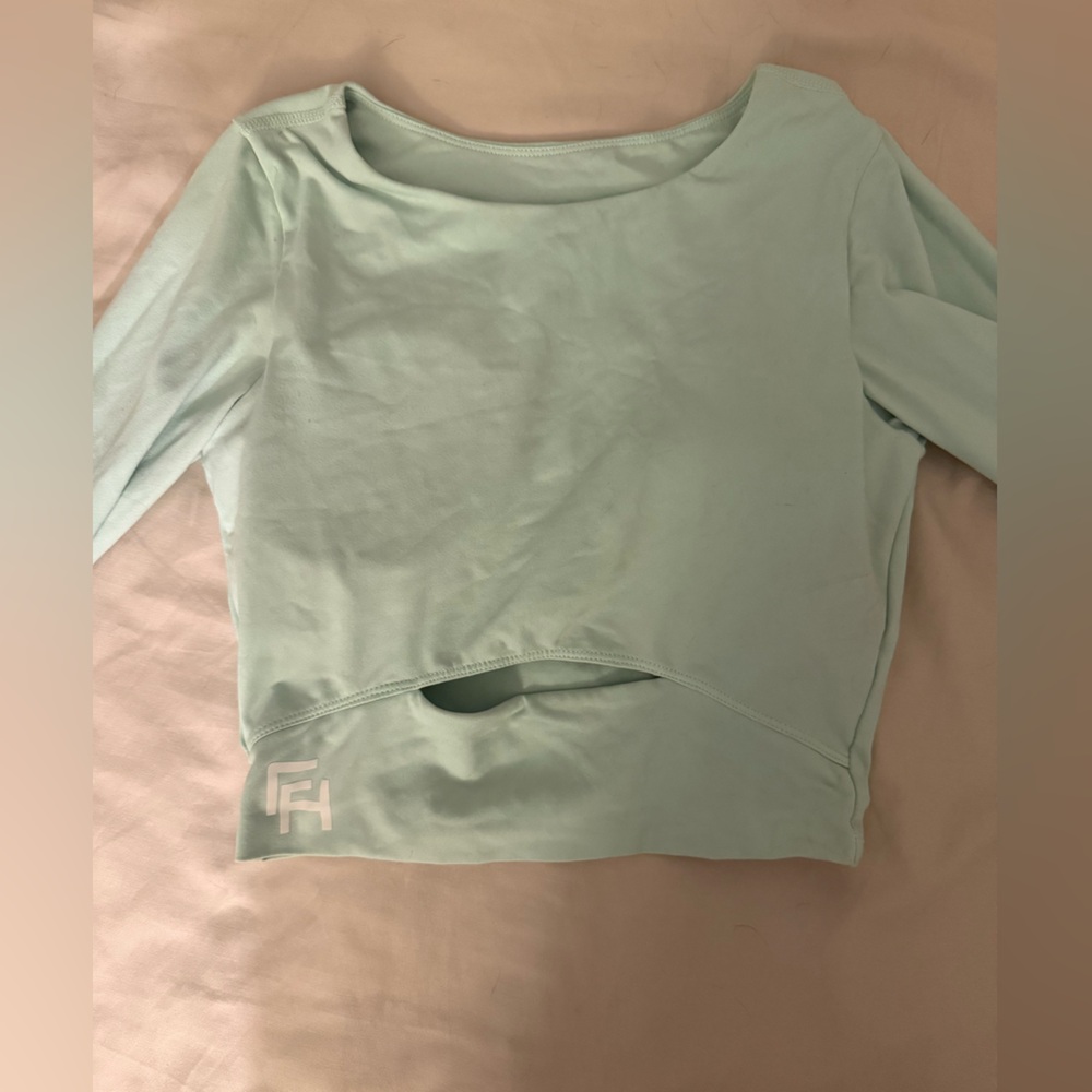 Sport Mint Green XS crop Top